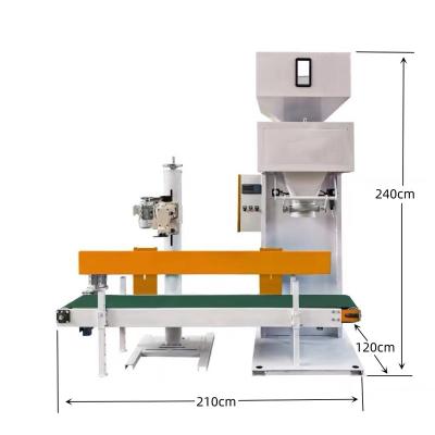 China Large Bag Food Dog Food/Animal Fodder Packing Machine Weighting Bag Filling Machine Vertical Packing Machinery for Rice for sale