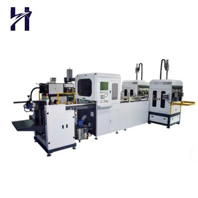 China Factory High Efficient Automatic Gift Boxes / Shoe Box Making Machine Rigid Box Making Line For Printing Shop for sale