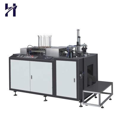 China paper industry high speed automatic paper lunch box making machine/takeout food paper box making machine price for sale