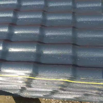 China residential & villa industrial spanish anti-corrosion synthetic resin fireproof roof tile for sale