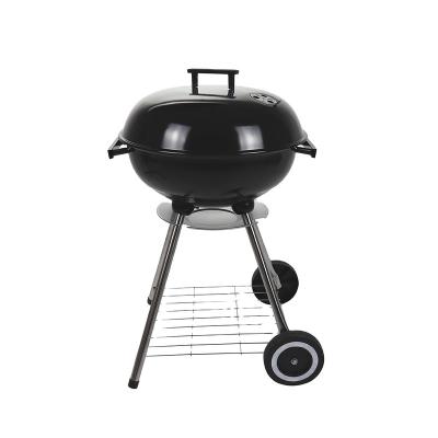 China Easily Assembled 17 Inch Apple Shape Kettle Grill Charcoal BBQ Grill for sale