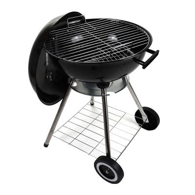 China Easily Assembled Round Barbecue Grill Soccer Football Backyard Kettle Charcoal Grill for sale