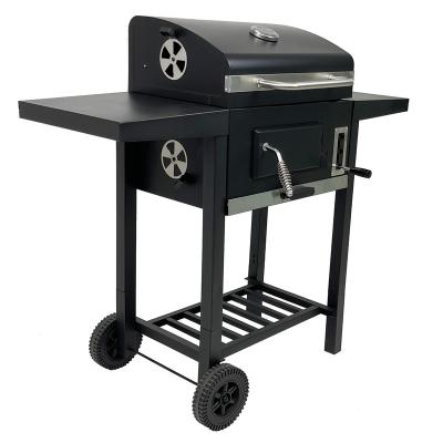 China Easily Assembled Professional Factory Weber Korea Square Barbecue Grill With Side Barbecue Grills Charcoal for sale