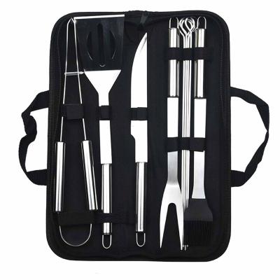 China Heat Resistance BBQ Tool Kit Barbecue Grill Stainless Steel Tool Kit for sale