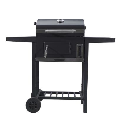 China LUCK Easily Assembled Outdoor Adjustable Cooking with Cart Tabletop BBQ Charcoal BBQ Grill for sale