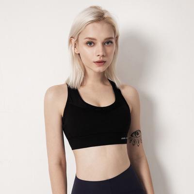 China High Quality Cheap Price Woman Gym D Cup Back Adjustable Sports Bra Antibacterial for sale