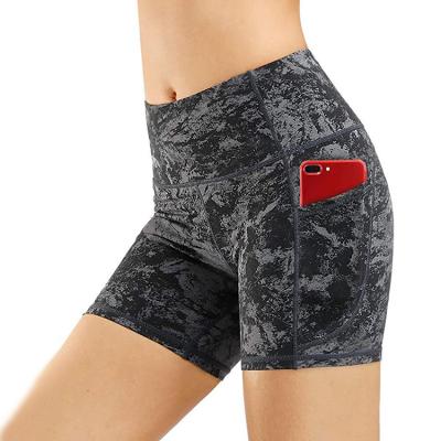 China 2020 Sizes Pocket Antibacterial Pattern Printing Gaiters Cotton Woman Sport Tight Wear for sale