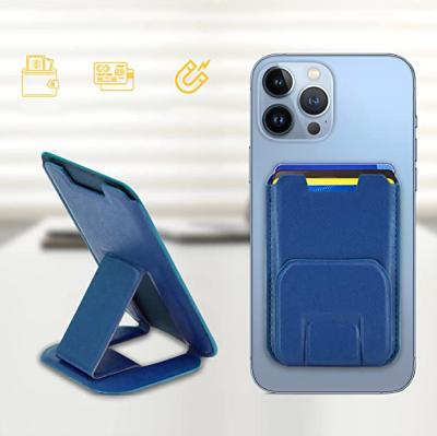 China With Stand 2022 New Design Magnetic Case Leather Wallet Card Holder With Magsaf For Phone 13 12 Pro Max for sale