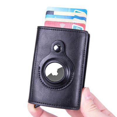 China New Bestselling Waterproof Thin Carbon Fiber Amazon Pocket Male Airtag Rfid Card Holder Wallet With Wholesale Price for sale