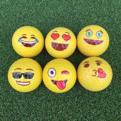 China Synthetic Rubber + Surlyn Practice Golf Ball Printer Golf Balls Wholesale Colorful Custom Logo for sale