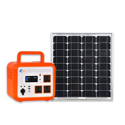 China Outdoor or Home Portable Power Station Kits 1200W for High Capacity Outdoor Solar Generator Portable Backup Power Station with Solar Panel for sale