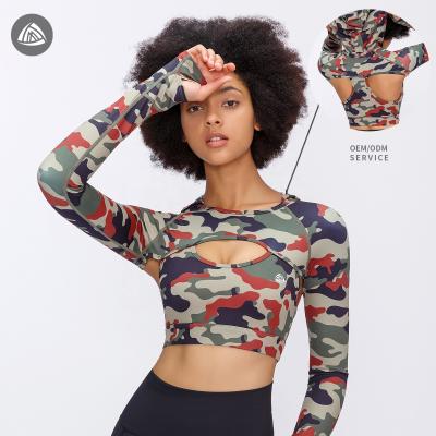 China Breathable Crop Top Women Tank Top With Hood Hollow Out Design Fashion Motion Front Wear for sale