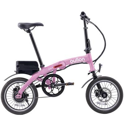 China Aluminum alloy lithium battery folding ebike for adults bike 16 inch 36V 250W for sale