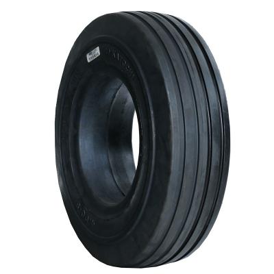 China Industry China Factory Direct Tire 4.00-8 Solid Rib Solid Rubber Tire for Airport and Trailer for sale