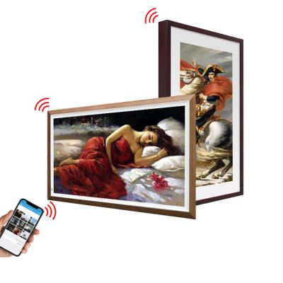 China Wifi Hd meural advertising display 32 inch smart digital picture frame support automatic wifi game for sale