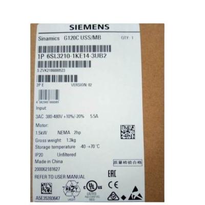 China 6SL3210-1KE14-3UB2 Siemens 1.5KW all-in-one inverter 6sl321o-1ke14-3ub2 6SL3210-1KE14-3UB2 for sale