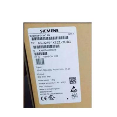 China 6SL3210-1KE21-7UB1 Siemens G120 inverter 7.5KW 6SL32101KE217UB1 7UF1 7UP1 brand new and original 6SL3210-1KE21-3UB1 for sale