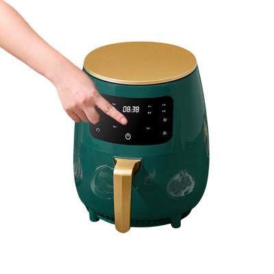 China Hotel New Design 1400W 4.5L Touch Screen Digital Cooking Oven 2022 China Air Turkey Fryer Oil Free for sale