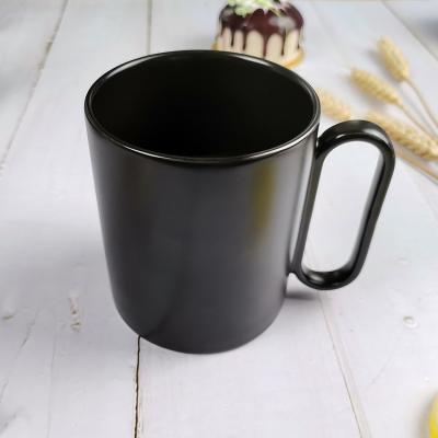 China Sustainable Wholesale Custom Ceramic Logo 300ml Large Matte Black Coffee Mug For Gift From Tarpul Drinkware for sale