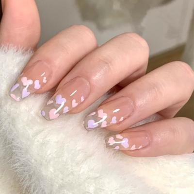 China Easy Apply Private Label Custom Press On Nails High Quality New Fashion Fake Nails for sale