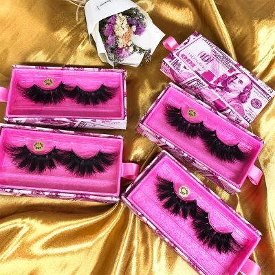 China Custom natural free sample long fluffy eyelash packing 25mm private label false eyelashes container 3d silk mink lashes dropshipping for sale