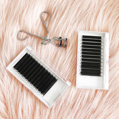 China Yy Natural Long Lashes Y Shape Easy Fan Mink Eyelash Extension Supplies Bundle Faux Lashes Group 0.07 B Private Label Wholesales for sale