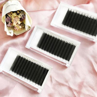 China Professional Wholesale Natural Premium Handmade Long Type Eyelash Extensions Volume Lashes Extension Yy Double Layer Fluffy Lashes for sale