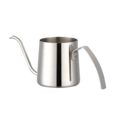 China Sustainable Food Grade Stainless Steel Spill Over Coffee Kettle Goose Neck Spout Coffee Or Tea Kettle for sale