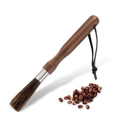 China Viable Wooden Brush Flat Coffee Grinder Cleaning Brush for sale