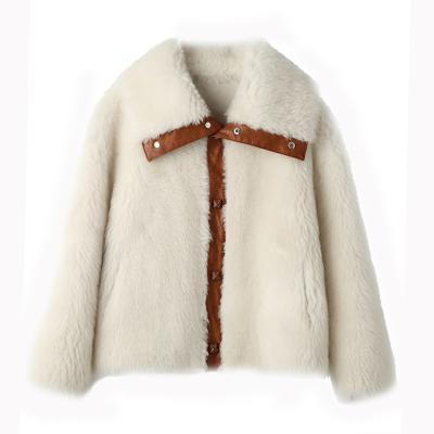 China 2021 Customized Factory Price Sustainable Loose Comfortable Winter Woman Plus Size Woolen Coat for sale