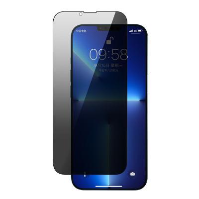 China Rounded Edges 6.7 Inch Anti-SPY Privacy Tempered Glass Screen Peep Proof Protector For iPhone 13 Pro Max for sale