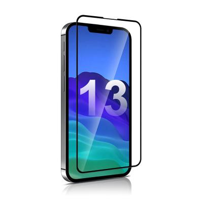 China Ultra Clear Cell Phone Screen Protector 1phone 13 Screen Tempered Glass Full Coverage Protective Film For iPhone 13 13Pro Mini Pro Max for sale