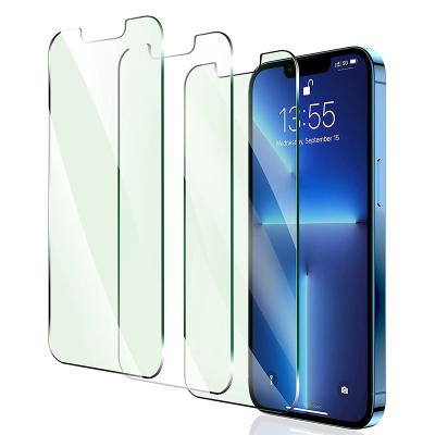 China Anti Ray Oleophobic Nano Coating No Blue Light UV Clear Tempered Glass Screen Protectors For iPhone 13 Pro Max for sale