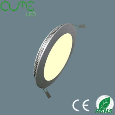 China luz de techo redonda ultra fina de la luz del panel de 15W 1050lm LED 140pcs SMD3014 LED en venta