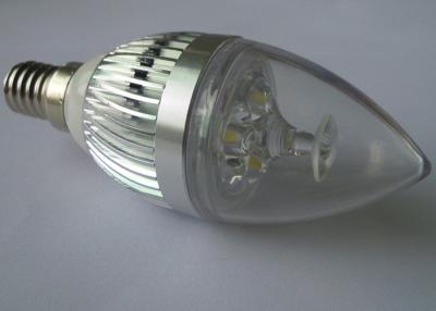 China High Power 3W 240lm LED Candle Bulbs Light Cold White 90 Ra Epistar LED Bulb for sale