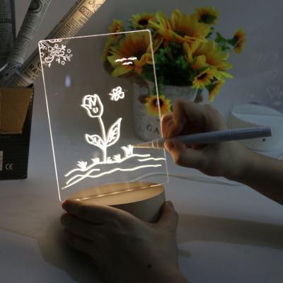 China Creative decoration gift message 2021 home dots couple led valentine board writing gifts for sale