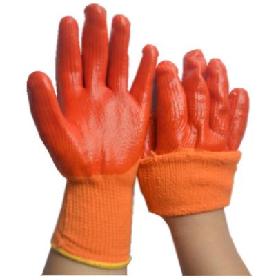 China High Quality Imported Natural Wearproof Latex Wear And Safety Acid And Alkali Resistant Gloves for sale