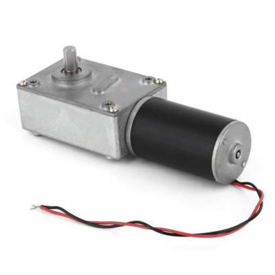 China Household Appliances Waterproof High Torque Worm Brushless Gearbox For Sliding Gate DC Gear Motor for sale