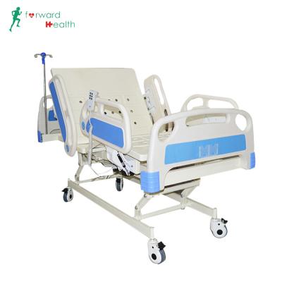 China Electric Hospital Clinic ABS Hospital ICU Electric Medical Beds Multifunctional Electric Caregiver Patient Adjustable Bed On Sale for sale