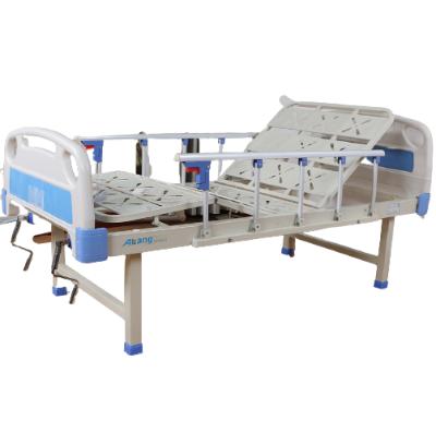 China Sale Two Function Medical Bed Hospital Clinic Manual Operation Manual Hospital Bed for sale