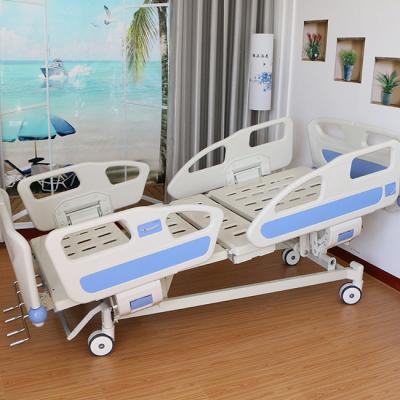 China Hospital Clinic High Quality Multi Function Manual Adjustable Hospital Nursing Bed for sale