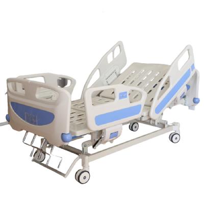 China Elaborate Hospital Clinic Hospital Bed Manual Comfortable Manual Adjustable Hospital Bed for sale