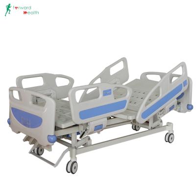 China Manual 3 Cranks Bed Hospital Manufacturer Hospital Clinic Hospital Triple Function Customized Bed Ordinary Metal There for sale