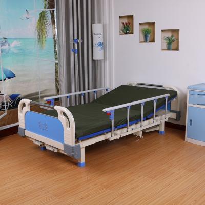 China Low Price Manual Hospital Clinic Bed Manual Two Functions Medical Hospital Bed for sale