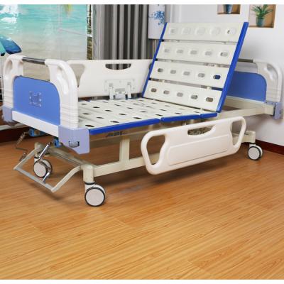 China Hospital Clinic Manual Two Function Hospital Bed Cheap Price Manual Hospital Bed for sale