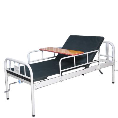 China Cheap And Durable Single Function Hospital Crank One Manual Hospital Bed High Quality Manual Hospital Bed Home Manual Hospital Bed for sale