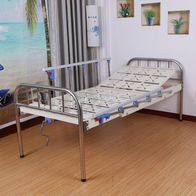 China Physio hospital clinic home bed manual1 function medical hospital bed for sale