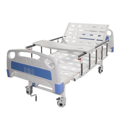 China Hot Hospital Clinic Sales Manual Bed Medical Manual 1 Crank Manual Hospital Bed for sale