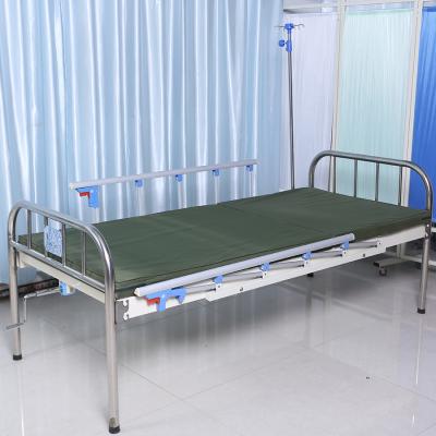 China Cheapest Manual Beds Low Price Manual Hospital Bed Clinic Hospital Bed Manual Icu Bed for sale