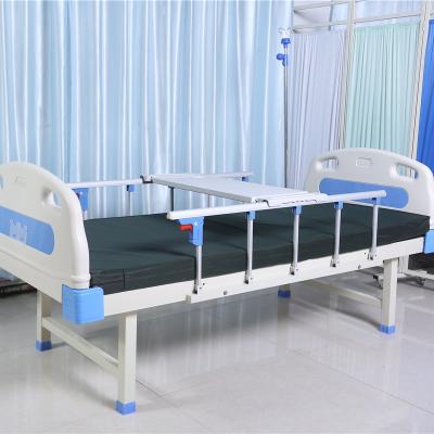 China Philippines Hospital Clinic Flat Bed Hospital Bed With Headboards Manual Medical Bed For Sale for sale